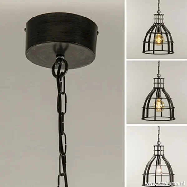 ruw_metalen_hanglamp_anti_3.webp Flash Sale Straluma Ruw metalen hanglamp antiek zwart