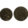 New Straluma Salontafel Alfio set van 2 bruin marmer met zwart