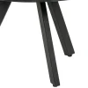 Clearance Straluma Salontafel rond hout zwart 60 cm