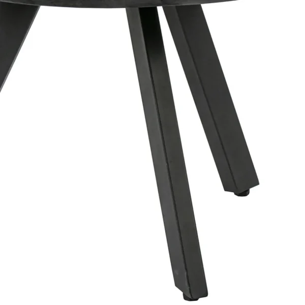 Clearance Straluma Salontafel rond hout zwart 60 cm