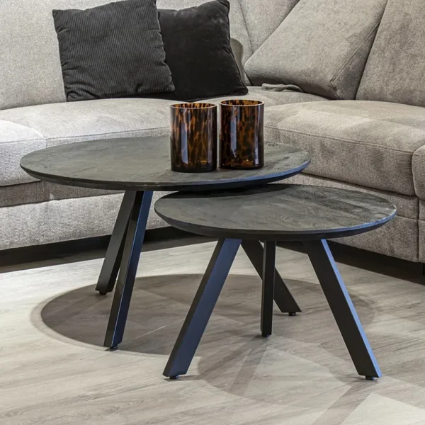 salontafel_rond_hout_zwar_4.webp Cheap Straluma Salontafel rond hout zwart 80 cm