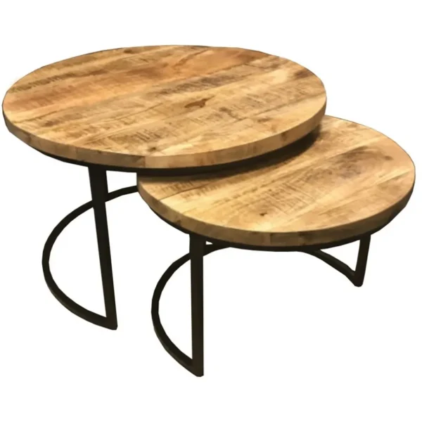 salontafel_set_van__rond__0.webp New Straluma Salontafel set van 2 rond hout