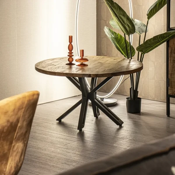 Discount Straluma Salontafel Yana mangohout rond Ø80 cm