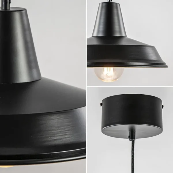 Clearance Straluma Scandinavische hanglamp zwart met goud 36 cm
