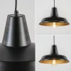 Clearance Straluma Scandinavische hanglamp zwart met goud 36 cm