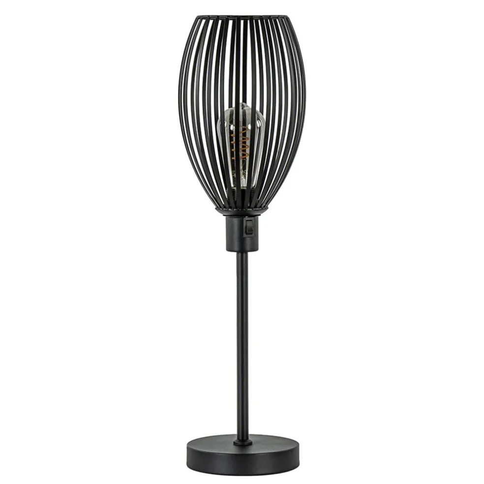 Best Straluma Scandinavische tafellamp mat zwart