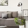 Store Straluma Scandinavische wandlamp mat zwart met snoer