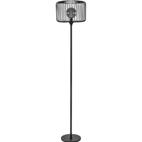 scandinavsiche_vloerlamp__0.webp Sale Straluma Scandinavsiche vloerlamp zwart met draadkorf
