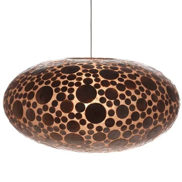 schelpen_hanglamp_coin_go_4.webp Hot Straluma Schelpen hanglamp coin goudbruin groot