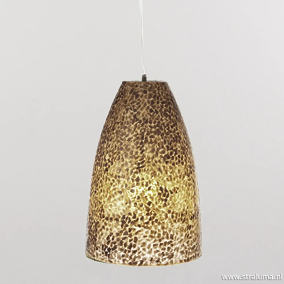 Outlet Straluma Schelpen hanglamp goud rond
