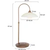sfeervolle_tafellamp_bron_3.webp Fashion Straluma Sfeervolle tafellamp brons met creme glas klassiek