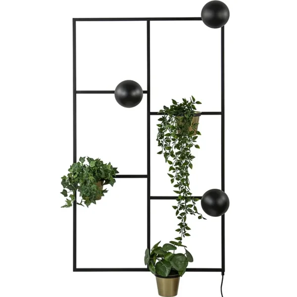 sfeervolle_wandlamp_frame_0.webp Shop Straluma Sfeervolle wandlamp frame zwart/goud