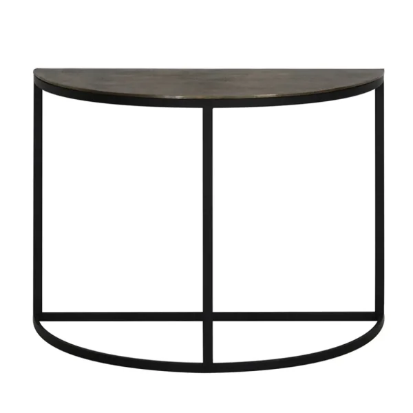Online Straluma Sidetable Peto antiek brons met zwart 100x42x76 cm