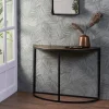 Online Straluma Sidetable Peto antiek brons met zwart 100x42x76 cm