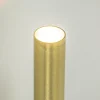 Cheap Straluma Smalle wandlamp cilinder zwart met solid brass