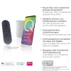 Store Straluma Smart hanglamp mat zwart met opaal glazen kap
