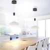 Store Straluma Smart hanglamp mat zwart met opaal glazen kap