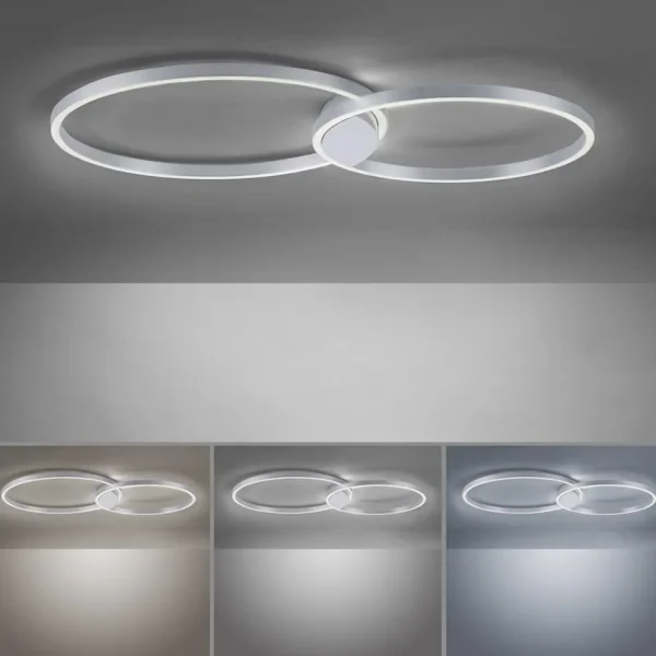 smart_plafondlamp_alumini_1.webp Store Straluma Smart plafondlamp aluminium ringen dimbaar