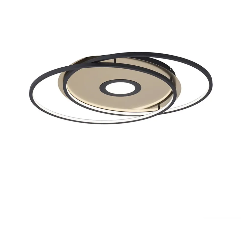 smart_plafondlamp_goud_me_0.webp Store Straluma Smart plafondlamp goud met zwart dimbaar
