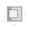 Cheap Straluma Smart plafondlamp zwart met grijs vierkant