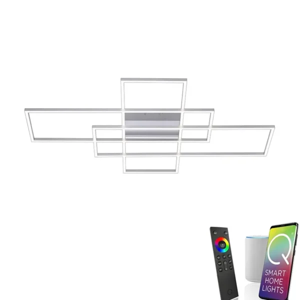 smart_plafondwandlamp_rec_1.webp Best Straluma Smart plafond/wandlamp rechthoeken inclusief remote