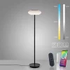 smart_vloerlamp_zwart_met_2.webp Cheap Straluma Smart vloerlamp zwart met wit glas dimbaar