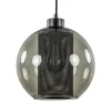 smoke_glazen_hanglamp_bol_0.webp Store Straluma Smoke glazen hanglamp bol met zwarte gaas cilinder