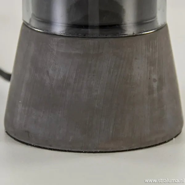 smoke_glazen_tafellamp_me_2-1.webp Cheap Straluma Smoke glazen tafellamp met betonnen voet