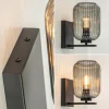 Flash Sale Straluma Smoke glazen wandlamp met zwarte bevestiging