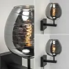 smoke_glazen_wandlamp_met_3.webp Clearance Straluma Smoke glazen wandlamp met zwart inclusief snoer