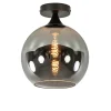 Best Sale Straluma Smoke/titanium plafondlamp 25 cm met zwart