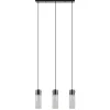 speelse_hanglamp_zwart_me_0.webp Flash Sale Straluma Speelse hanglamp zwart met helder glas 3-lichts