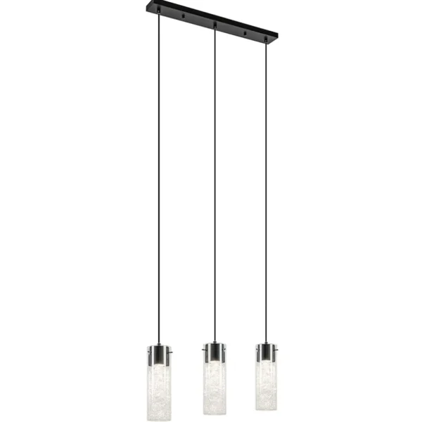 speelse_hanglamp_zwart_me_1.webp Flash Sale Straluma Speelse hanglamp zwart met helder glas 3-lichts