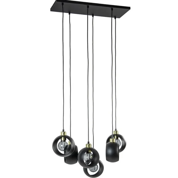 speelse_lichts_hanglamp_z_0.webp New Straluma Speelse 6-lichts hanglamp zwart met goud
