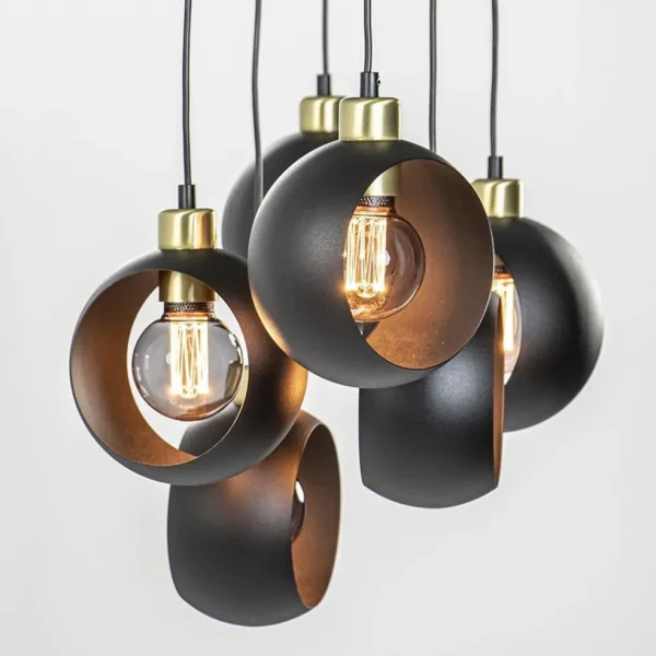 speelse_lichts_hanglamp_z_2.webp New Straluma Speelse 6-lichts hanglamp zwart met goud
