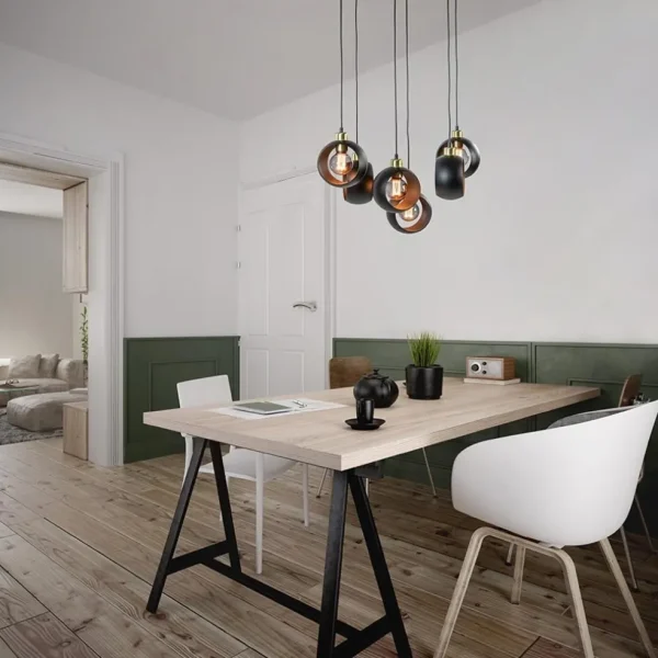 speelse_lichts_hanglamp_z_4.webp New Straluma Speelse 6-lichts hanglamp zwart met goud