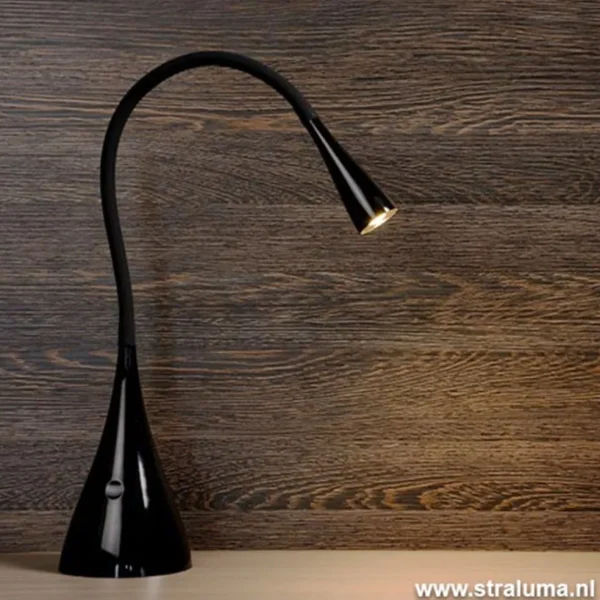 speelse_zwarte_bureaulamp_3.webp Clearance Straluma Speelse zwarte bureaulamp Zozy LED