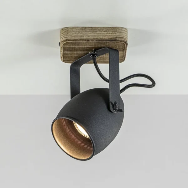 spot_lichts_zwart_met_hou_1-1.webp Fashion Straluma Spot 1-lichts zwart met hout