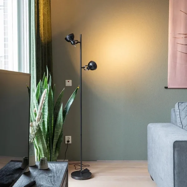staande_l_spot_zwart_indu_4.webp Fashion Straluma Staande 2-L spot zwart industrieel incl.gu10