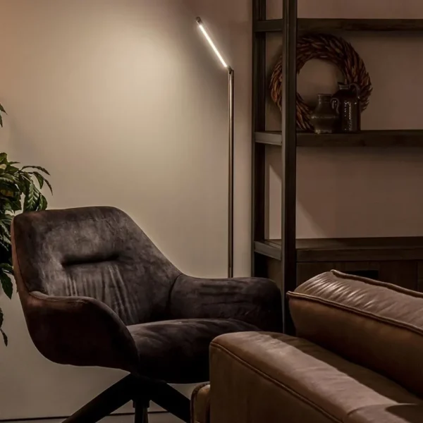staande_leeslamp_nikkel_m_4.webp Best Sale Straluma Staande leeslamp nikkel met dimmer