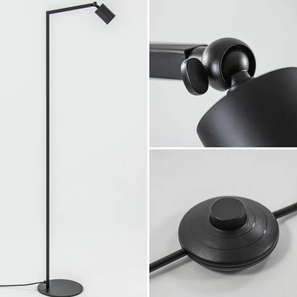 staande_leesspot_bounce_z_3.webp Shop Straluma Staande leesspot Bounce zwart