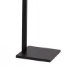 Clearance Straluma Staande schemerlamp mat zwart met linnen kap