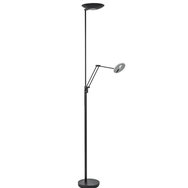 staande_uplighterleesarm__0.webp Store Straluma Staande uplighter+leesarm zwart dim.cct