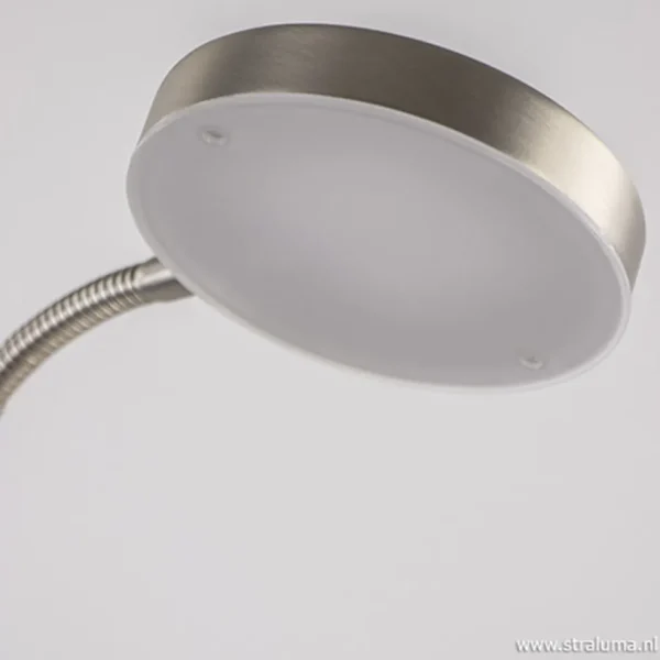 Online Straluma Stalen lees/vloerlamp LED dim to warm