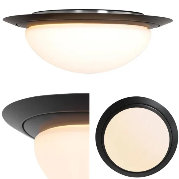 standen_dimbare_led_plafo_2.webp Flash Sale Straluma 3-Standen dimbare LED plafondlamp zwart met wit glas IP44