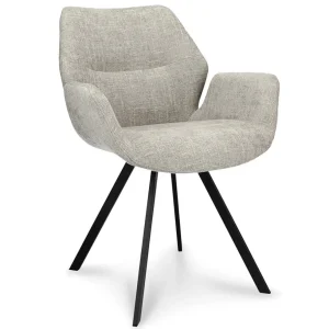stijlvolle_armstoel_taupe_0.webp New Straluma Stijlvolle armstoel taupe met zwarte poot