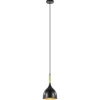 Sale Straluma Stijlvolle kleine hanglamp zwart met goud