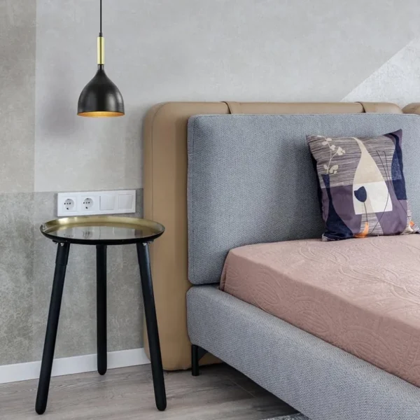 Sale Straluma Stijlvolle kleine hanglamp zwart met goud