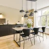 stijlvolle_lichts_hanglam_4.webp Fashion Straluma Stijlvolle 6-lichts hanglamp zwart met gradiënt smoke glas