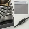 Clearance Straluma Stijlvolle tafellamp grijs/goud inclusief kap